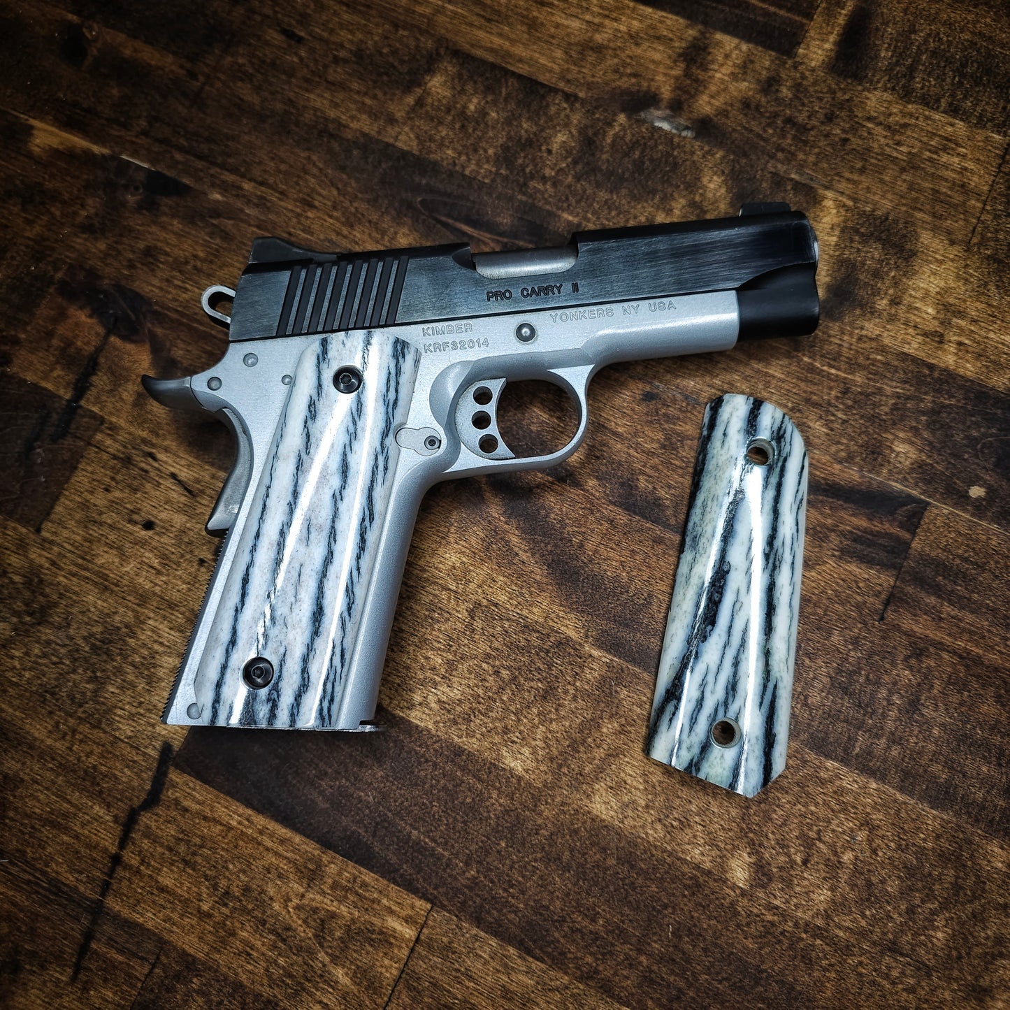 Elk antler grips