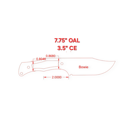 EDC Bowie Knife PRE ORDER